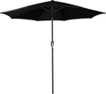 Blissun 9ft Outdoor Patio Umbrella - Crank, Tilt, 8 Ribs