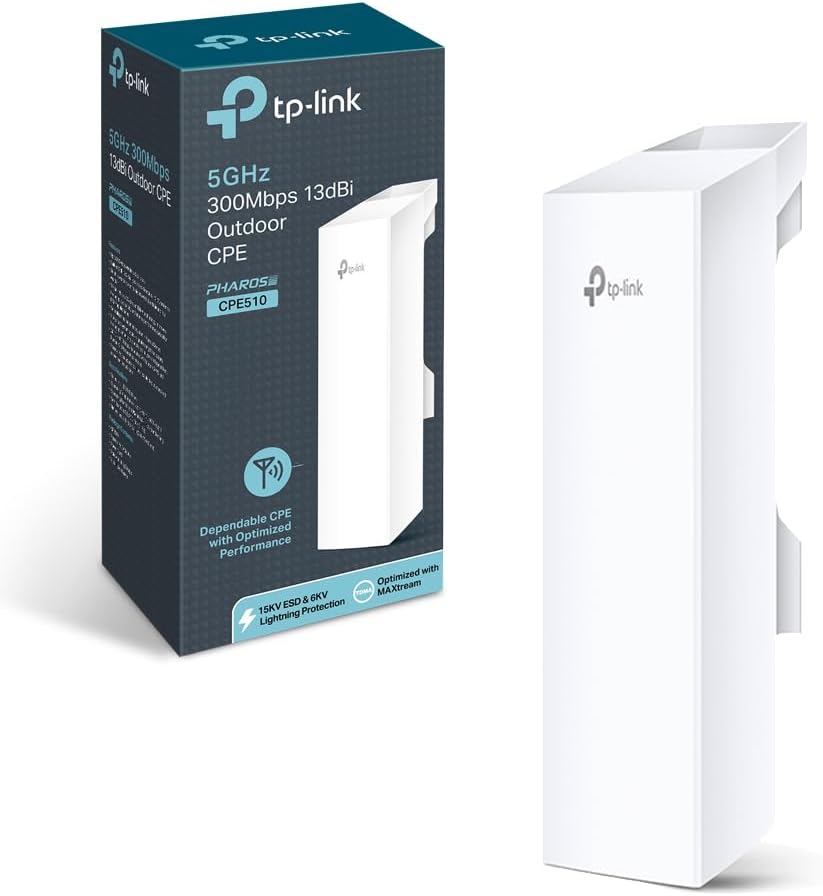 TP-Link 5GHz N300 Long Range Outdoor CPE for Wireless Bridge