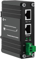E-link Industrial Gigabit PoE++ Injector 48V 95W - Hardened DIN Rail
