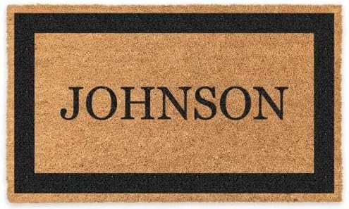 Personalized Coco Doormat with Vinyl Backing for Your Home