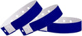 500 WristCo Navy Blue Plastic Wristbands for Events - Tamper-Proof ID