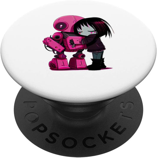 AI Love Robot Hugs PopSocket