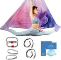 Aerial Silk Yoga Hammock & Swing Starter Kit - Durable Tricot Fabric