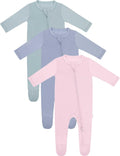 Rayon From Bamboo Baby Footies Pajamas - Buttery Soft Sleepwear