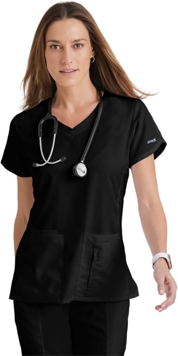 Cora Scrub Top for Women - Super-Soft Grey's Anatomy Style