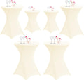 Highboy Stretch Table Covers - Elegant Fitted Design for Events!