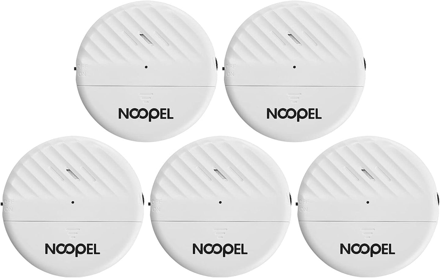 Glass Break Sensor 5 Pack for Home Security with 125DB Alarm