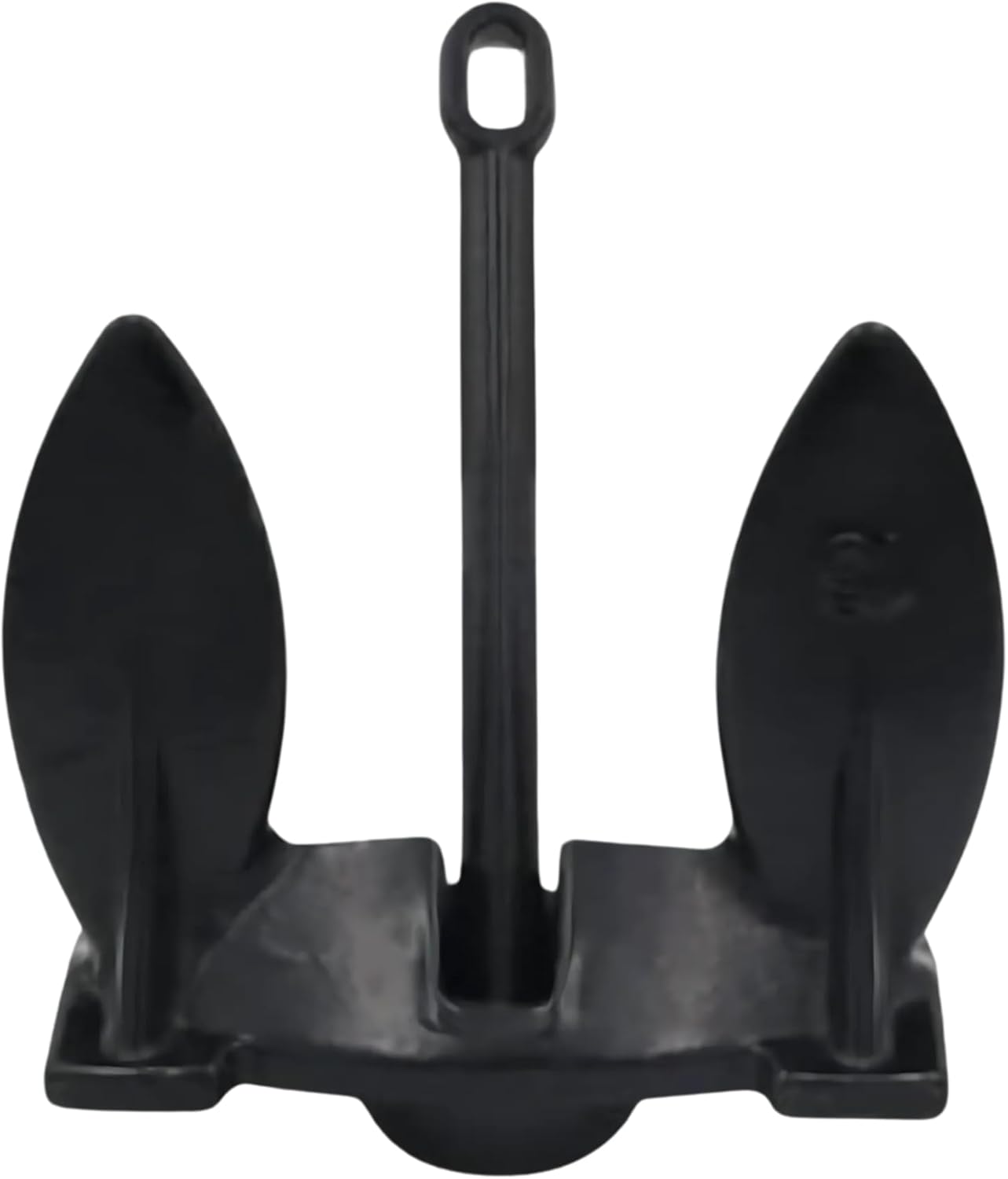 MarineNow Vinyl Coated Cast Iron Navy Anchor for Secure Holding