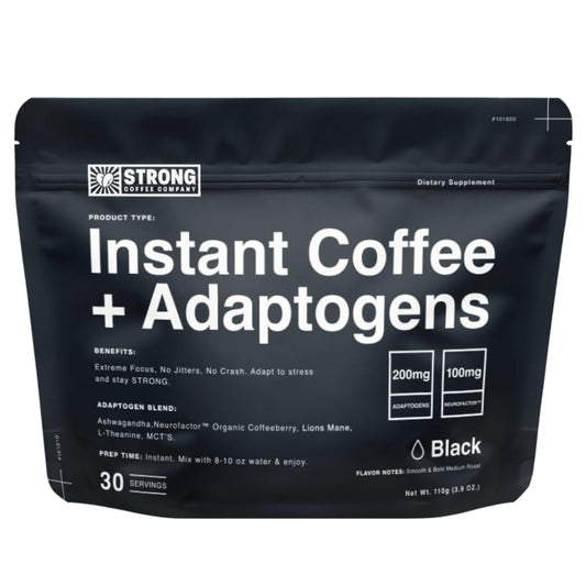 Extreme Focus Instant Black Coffee - 30 Servings