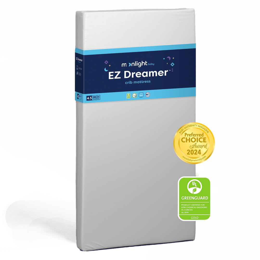 Moonlight Slumber EZ Dreamer Crib Mattress for Safe Sleep