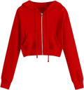 Cropped Zip Up Hoodie - TikTok Trend 2023