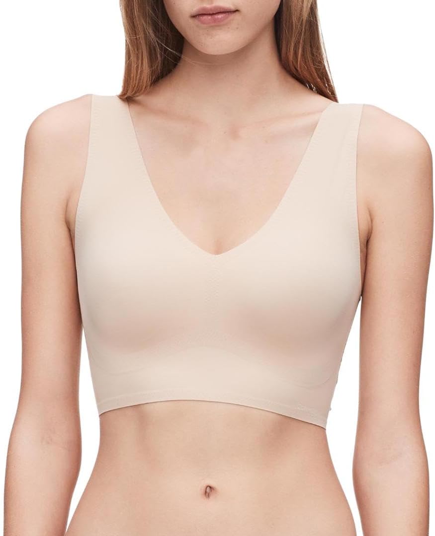 Calvin Klein Women's Invisibles Comfort Wireless Triangle Bralette