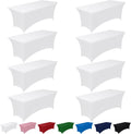 Pureegg Spandex Tablecloth 6ft - Fitted Stretch Cover for Rectangle