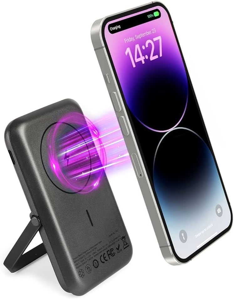 JoyGeek Mag-Safe Wireless Charger: Fast Portable Power Bank