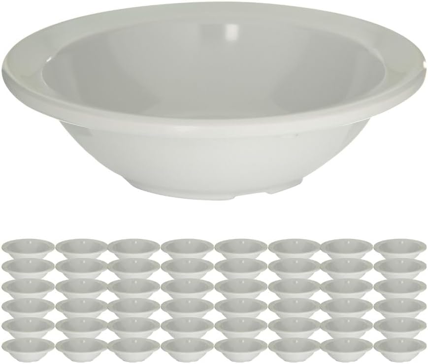 Kingline Reusable Plastic Fruit Bowl for Home and Restaurant