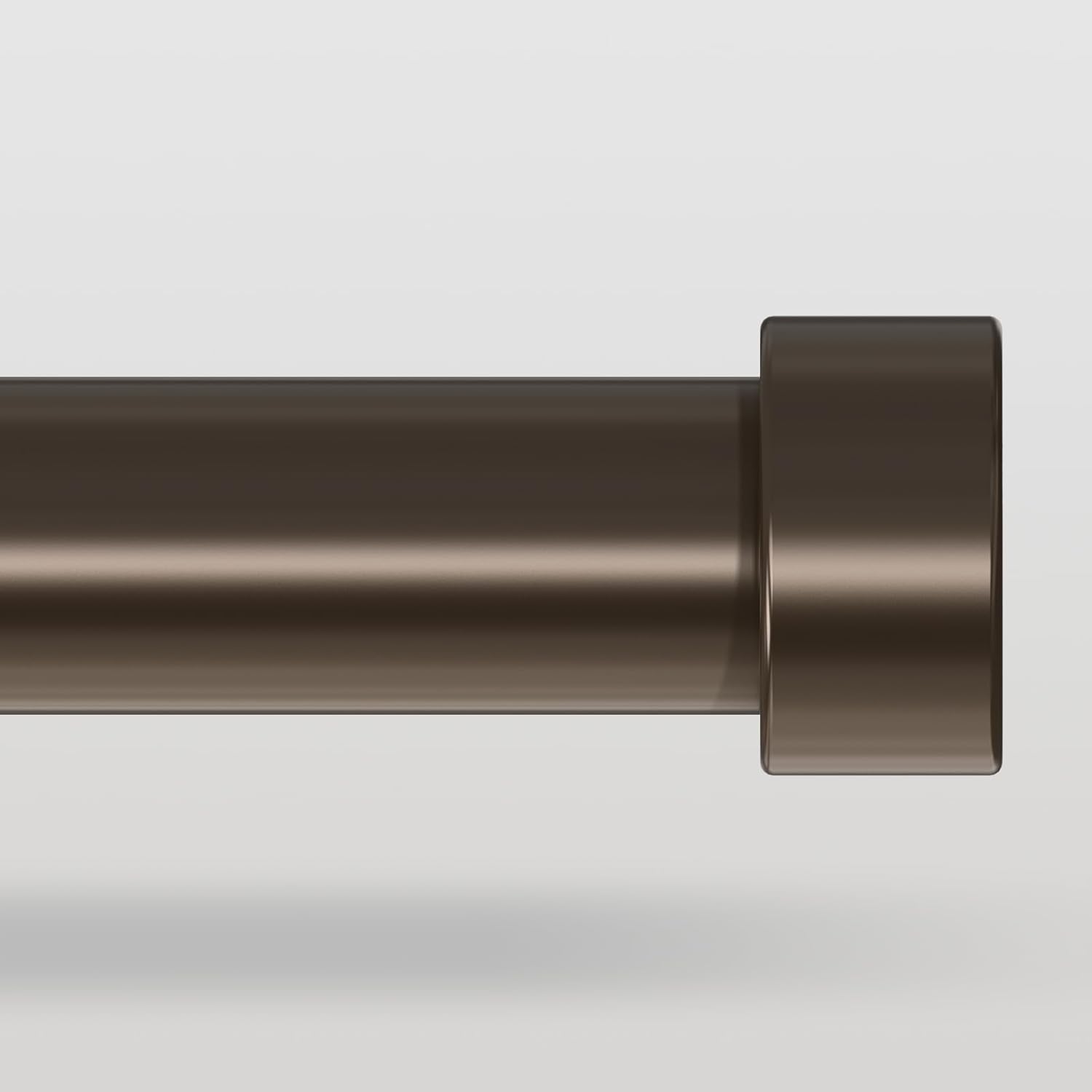 Heavy Duty Bronze Curtain Rods for Windows 72 to 144 Inch