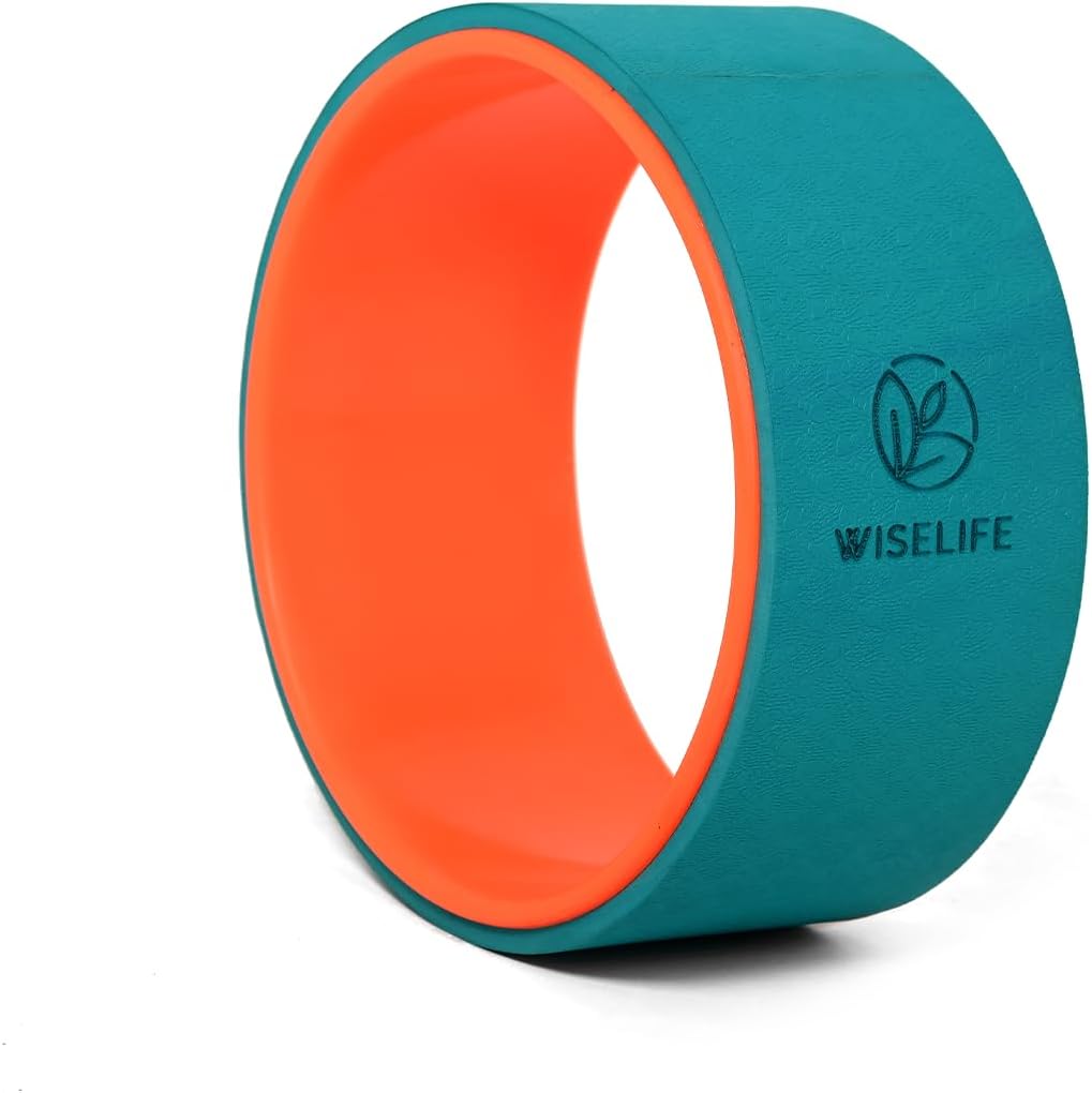 Wiselife Yoga Wheel - Improve Flexibility & Relieve Back Pain