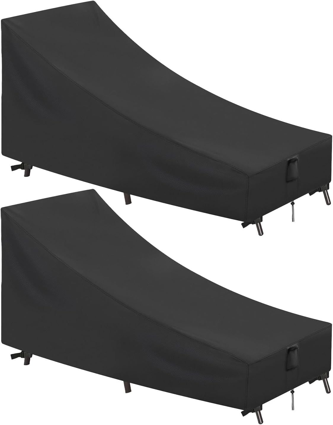 Waterproof Chaise Lounge Cover 2 Pack for Outdoor Furniture