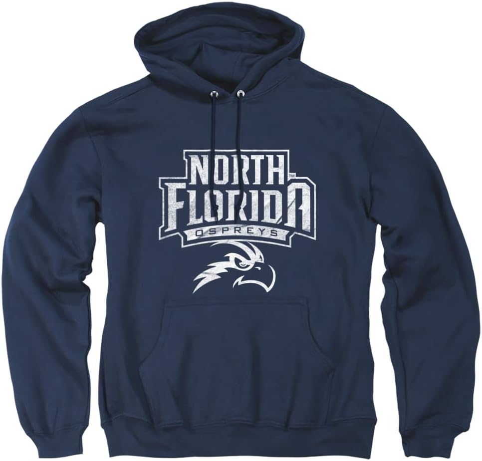 Official Collegiate Distressed Logo Hoodie for Everyday Wear