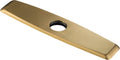 KRAUS Deck Plate for Kitchen Faucet in Brushed Brass - Clean Hole
