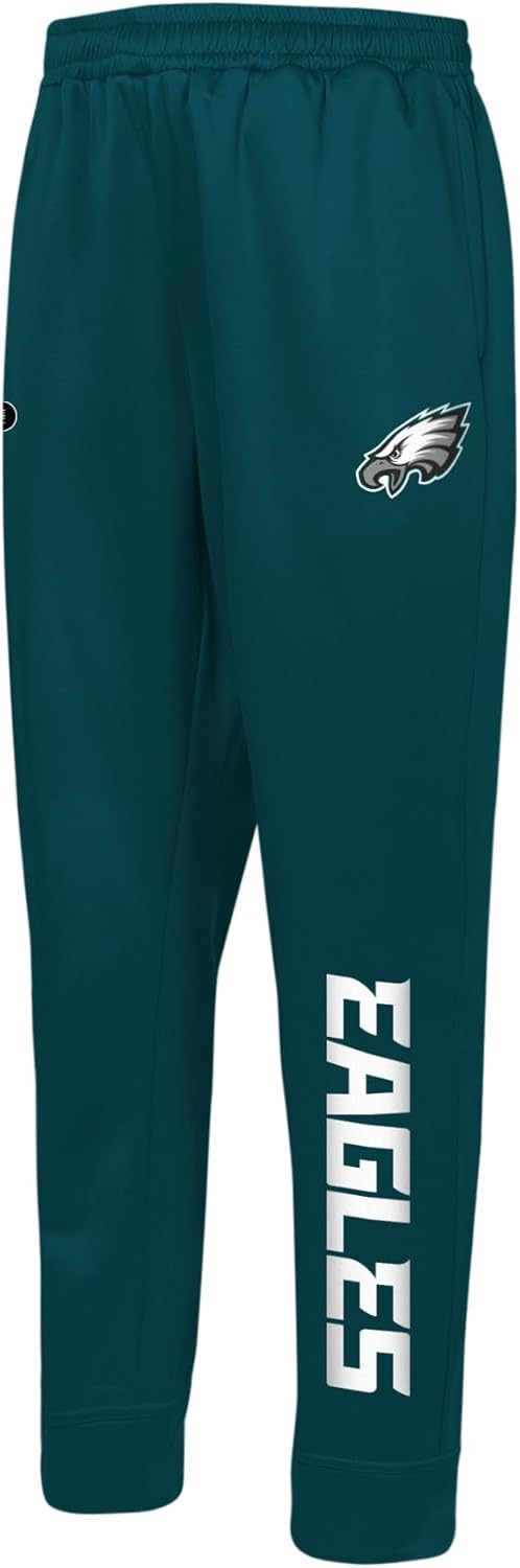 Outerstuff NFL Men's Side Line Elastic Tech Jogger for Comfort