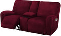Luxurious Velvet Reclining Love Seat Slipcover for Comfort