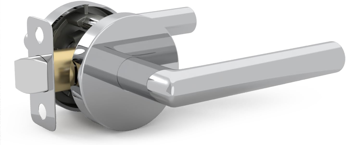Mega Handles Ronn Passage Lever Door Handle Set for Any Door