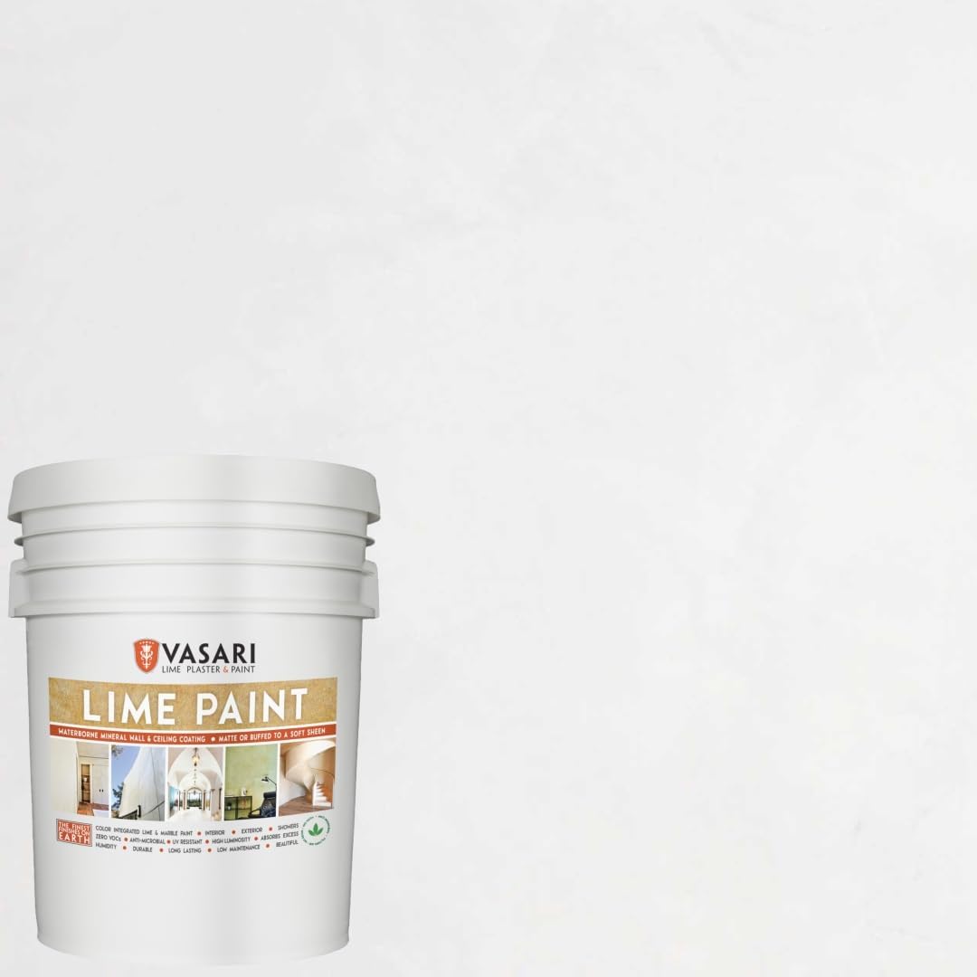 VASARI Lime Plaster & Paint - Natural Lime Paint in 5 Gallon