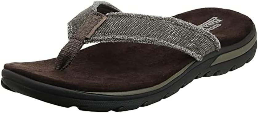 Skechers Men's Relaxed Fit Supreme Bosnia Sandal for Comfort