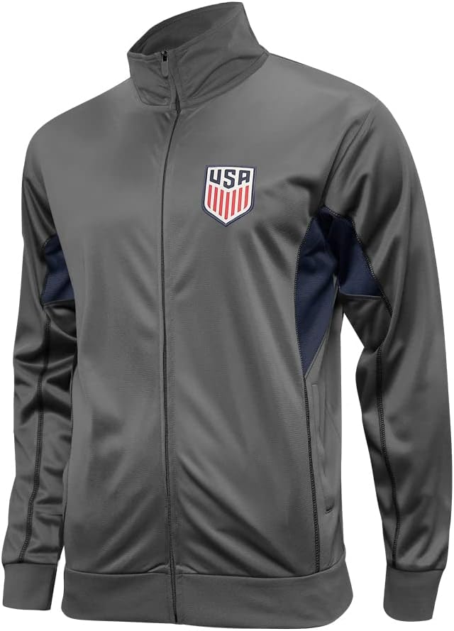 U.S. Soccer Full Zip Up Active Training Track Jacket Review