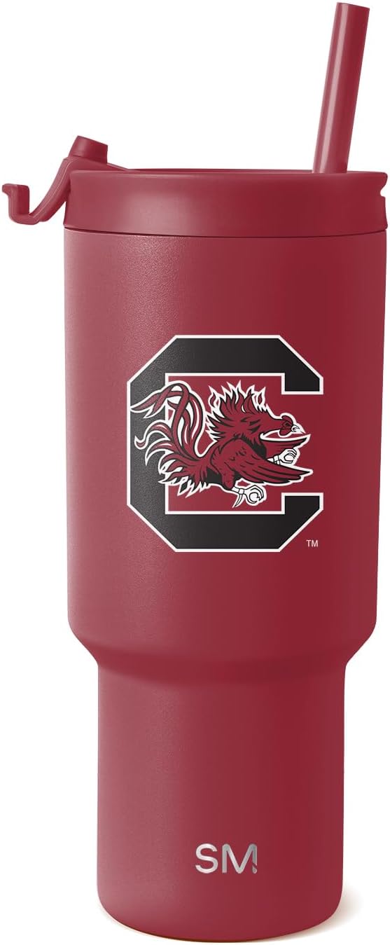 30oz Insulated Tumbler with Flip Lid and Straws for Gifts
