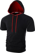 Ohoo Men's Lightweight Hooded Summer Sweatshirt