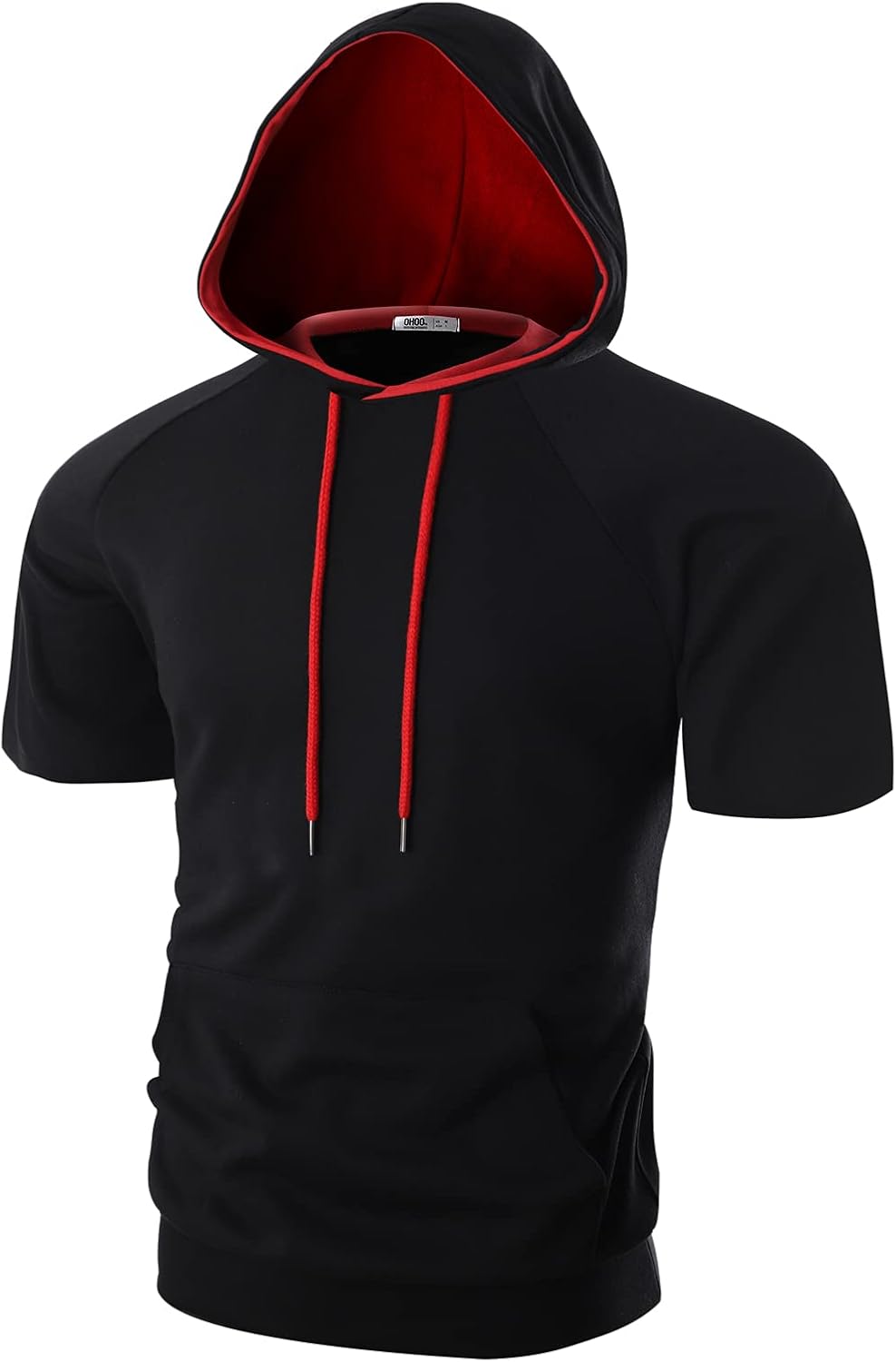 Ohoo Men's Lightweight Hooded Summer Sweatshirt