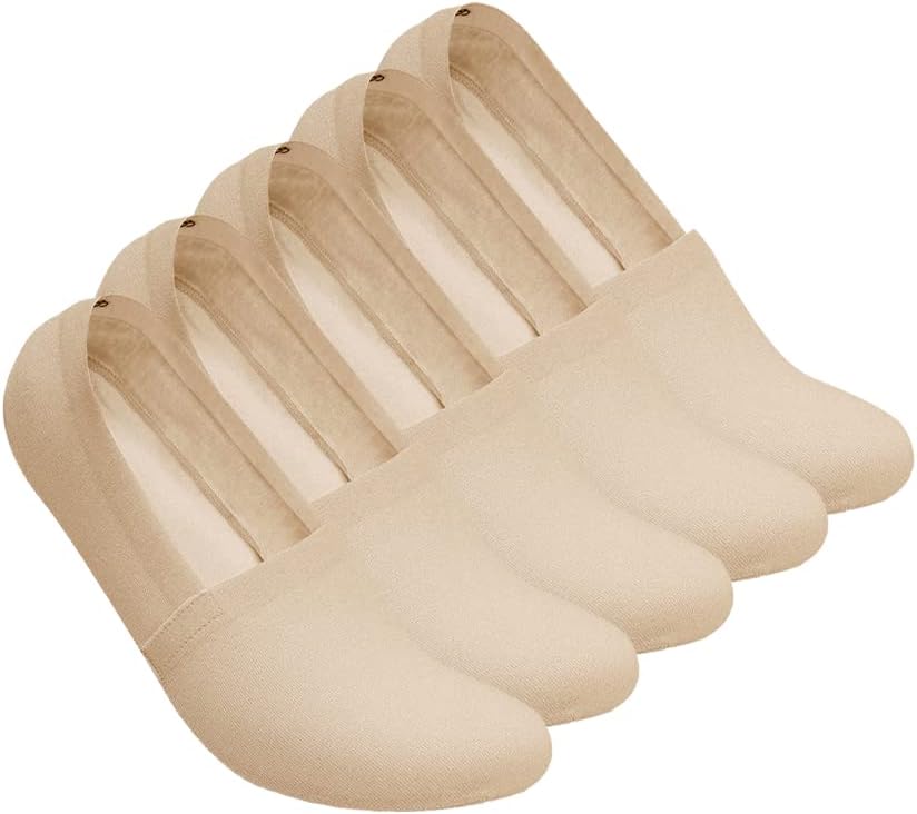 Cloud No Show Socks Non Slip Invisible Low Cut Cotton Socks