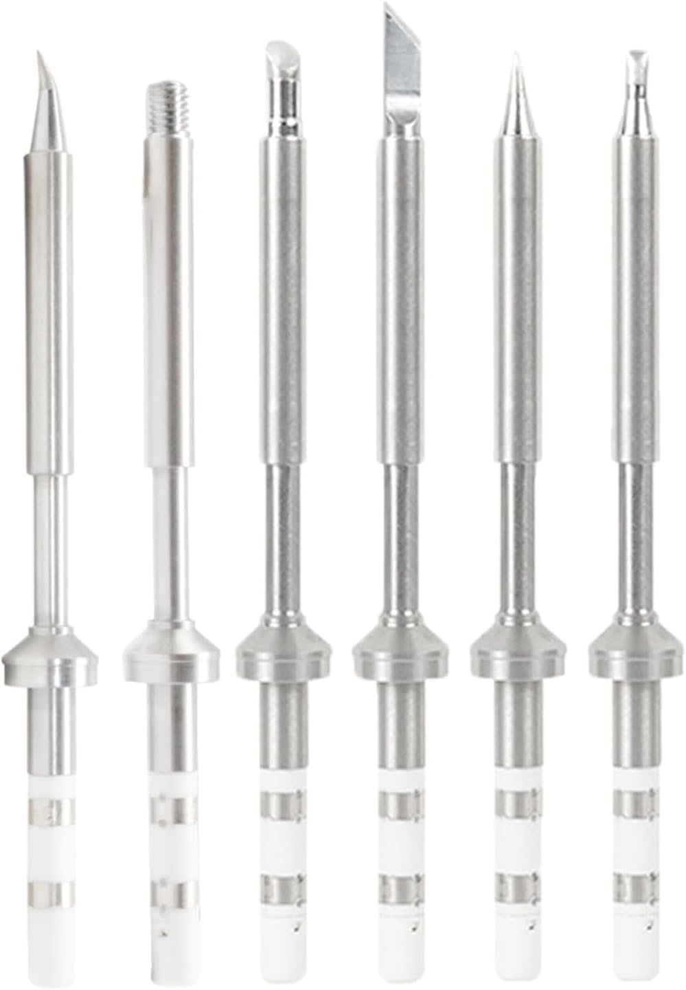 6PCS TS100 Soldering Tips Kit for TS100 and TS101 Irons