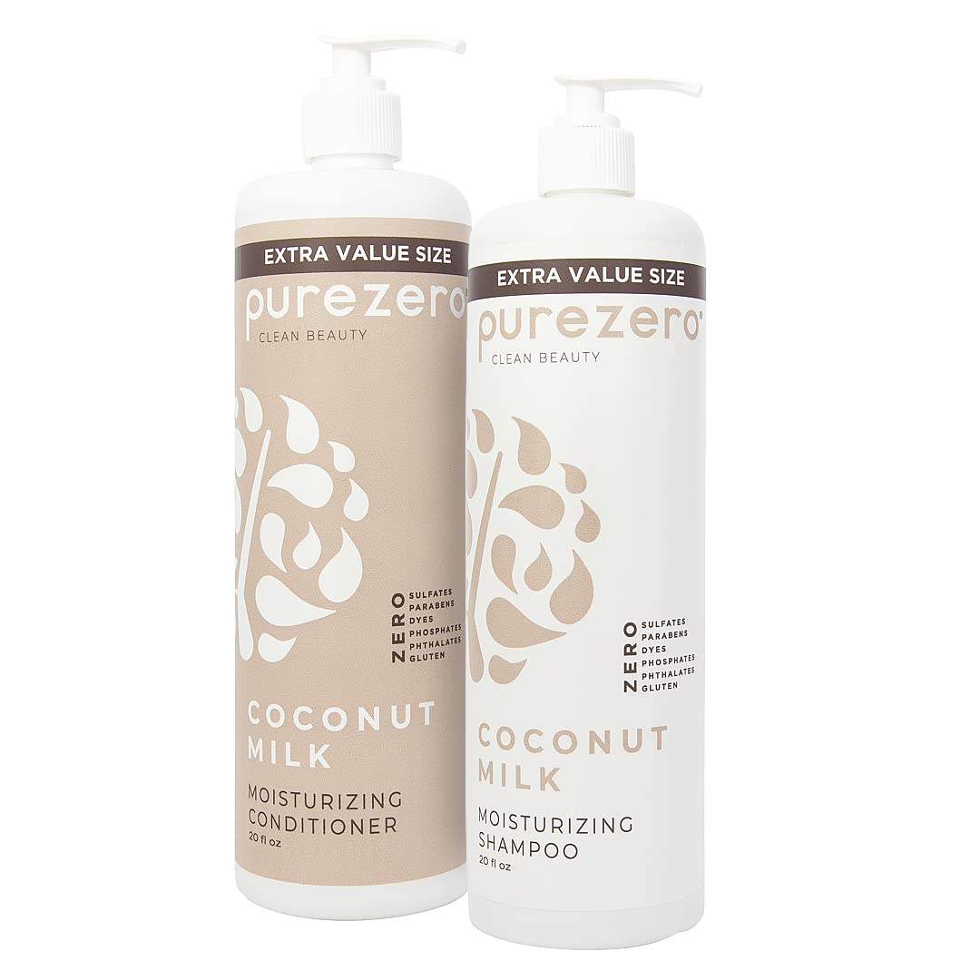 Purezero Coconut Milk Hair Care Duo - Hydration & Shine