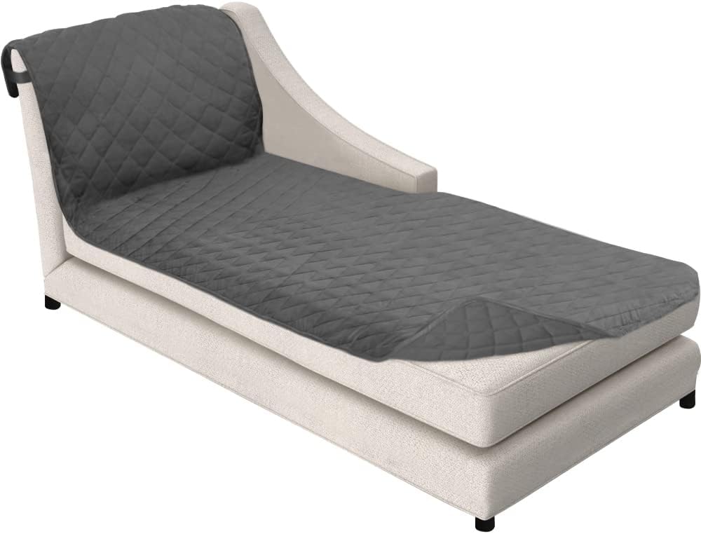 Sofa Shield Chaise Slip Cover for Pets, Stain Resistant Design
