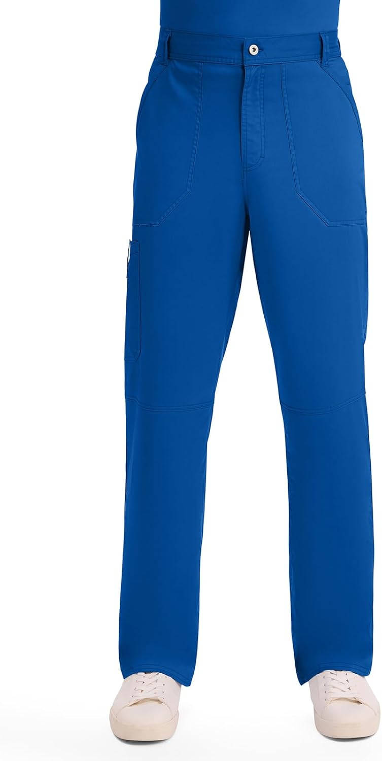Cherokee Mens Scrub Pants with Cargo Pockets for Comfort