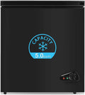 Chest Freezer 5.0 cu ft Mini Deep Freezer - Quiet Compact Storage