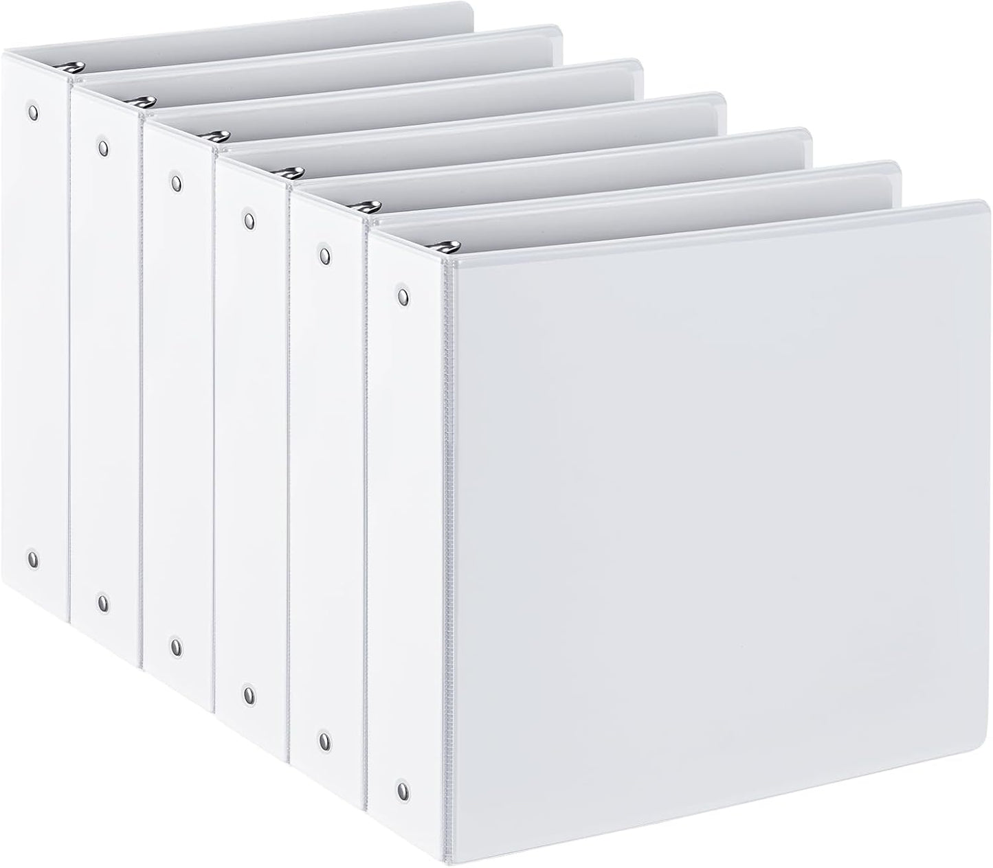 2-inch 3 Ring Binder with 2 Pockets for Home, Office, School