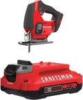 CRAFTSMAN V20 Cordless Jig Saw with Lithium Ion Battery Power