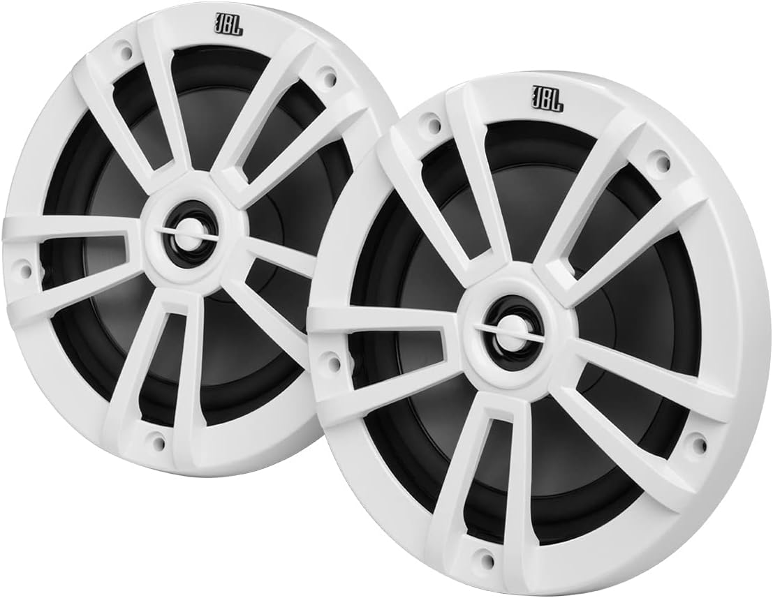 JBL 8 Marine Speaker: Superior Sound Quality | White | 25W
