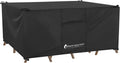 Outdoor Rectangular Patio Table with Chairs Cover 112x72 in