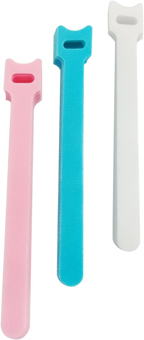 30PCS Cute Reusable Cable Ties - Cable Management for Home, Office, Garage