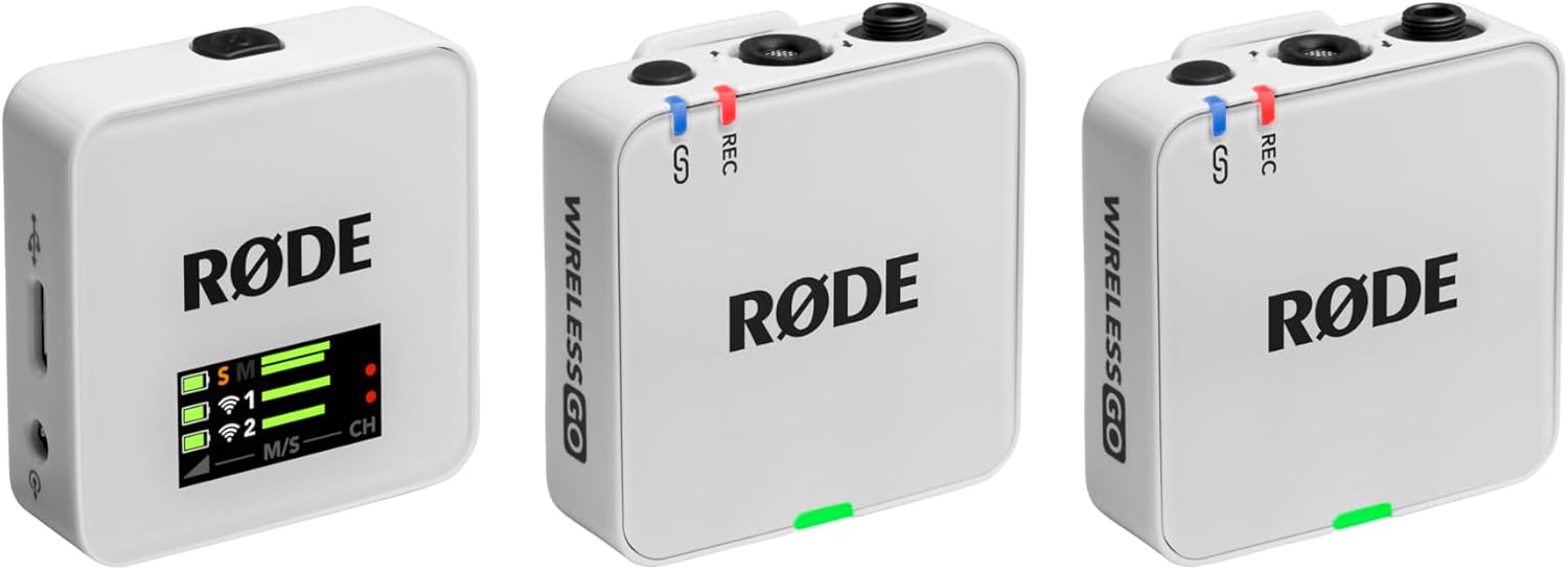 RDE Wireless GO Gen 3 Compact Wireless Mic for Pristine Audio
