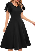 HomRain Women's Fit and Flare Dresses for Wedding Celebrations