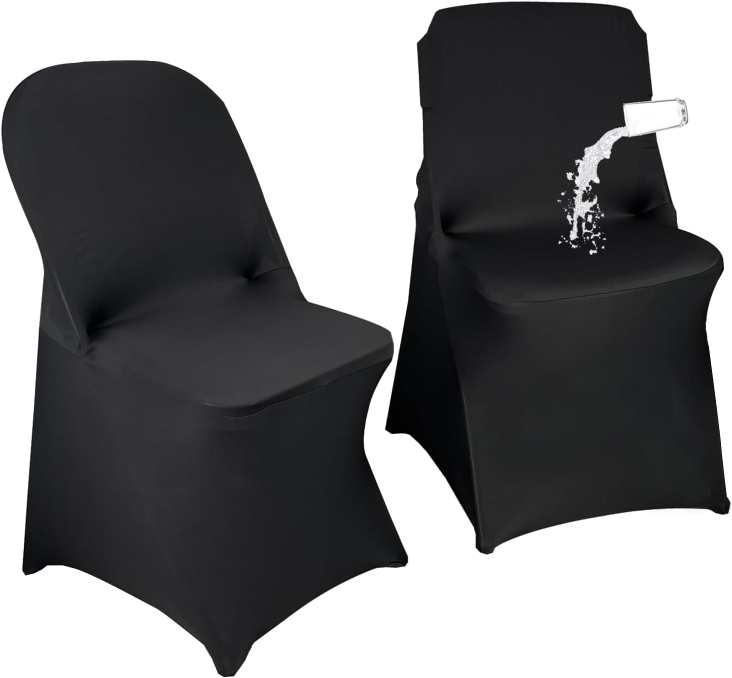 40PCS Stretch Spandex Folding Waterproof Chair Covers for Events