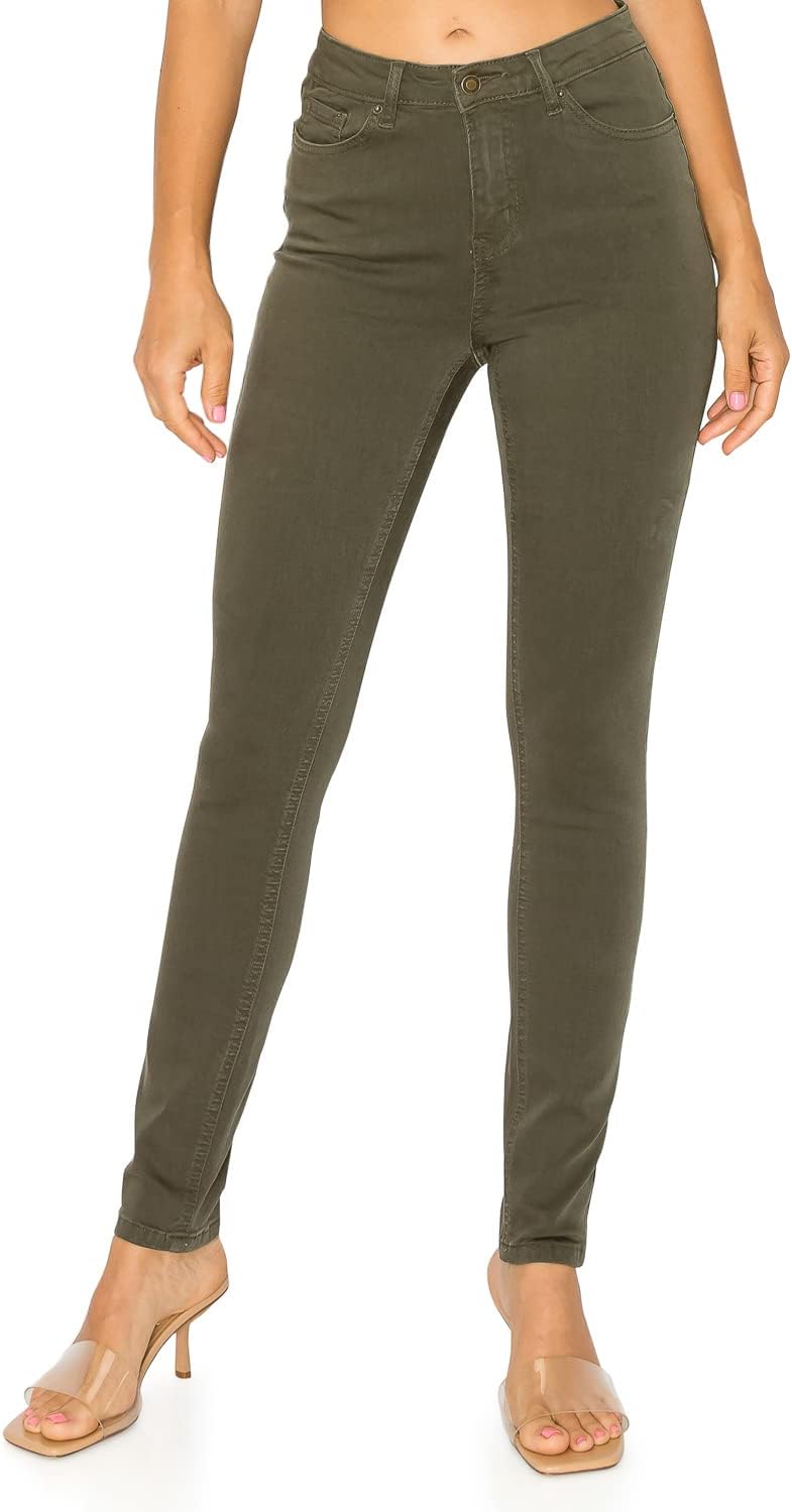 Everyday Garment-Dyed Skinny Jeans for Women - Soft Stretchy Fit