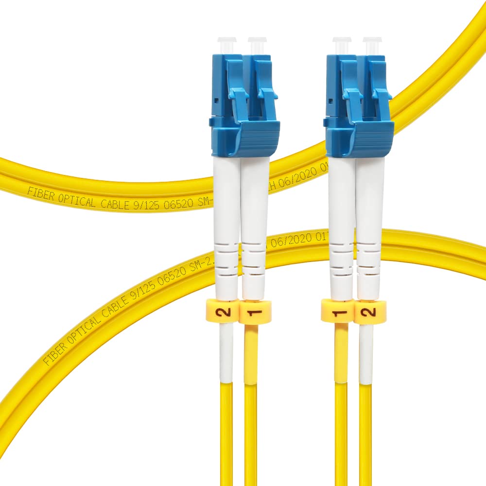 FLYPROFiber 0.5M OS2 LC to LC Fiber Patch Cable for Fast Ethernet