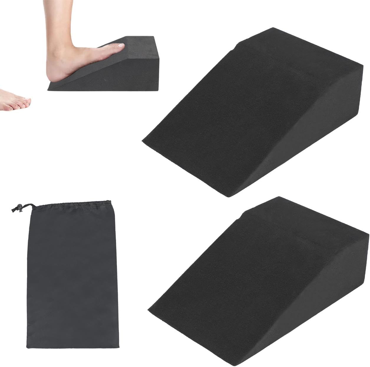Supportive Squat Wedge Blocks: 2 Pack
